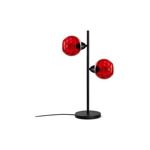 Opviq Stona lampa Benek-15-14551, 36x18x58 cm, IP20, Crno-crvena Slike