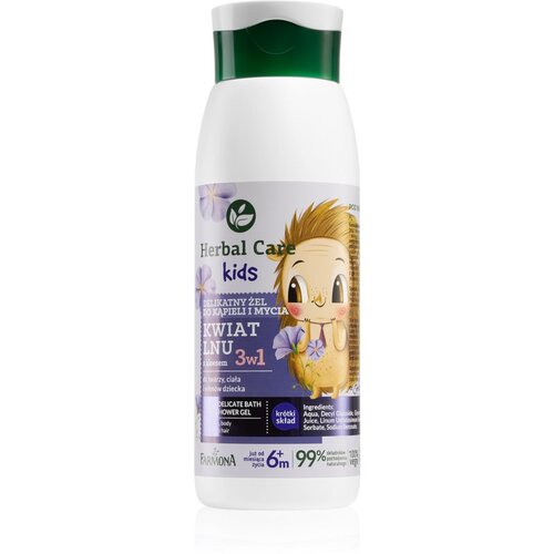 Farmona Herbal Care Kids gel za prhanje za obraz, telo in lase 3v1 za otroke 400 ml Slike