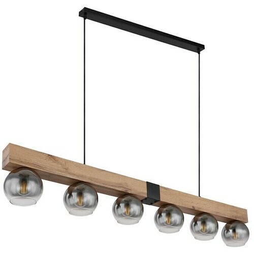Globo Visilica Moitas (40 W, D x Š x V: 1.400 x 150 x 1.200 mm, Broj žarulja: 6 Kom., Crna, E27) Cijene