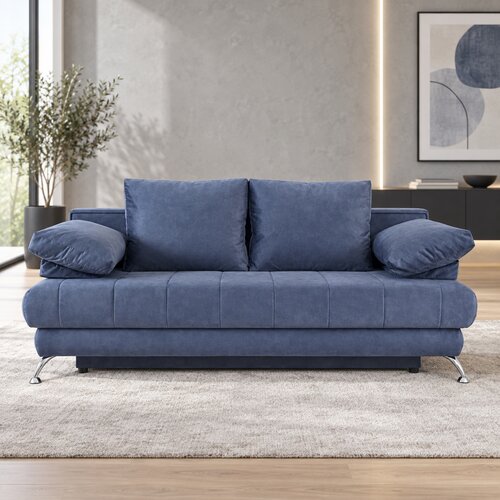 Grantex Line Sofa na razvlačenje Sevilla, 150x200cm, Tamnoplava Cene