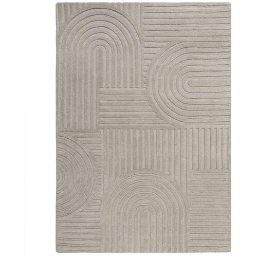 Flair Rugs Siva volnena preproga Flair Rugs Zen Garden, 160 x 230 cm Slike