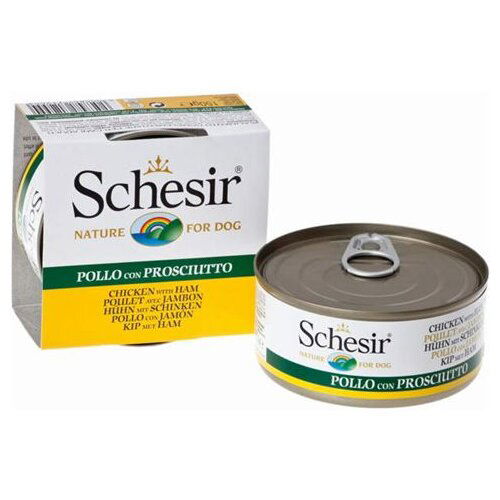 Schesir dog hrana za pse piletina i sunka 150gr Cene