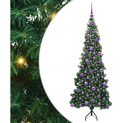  Korner Umjetno Božićno Drvo Zelena 180 cm PVC i metal Slike