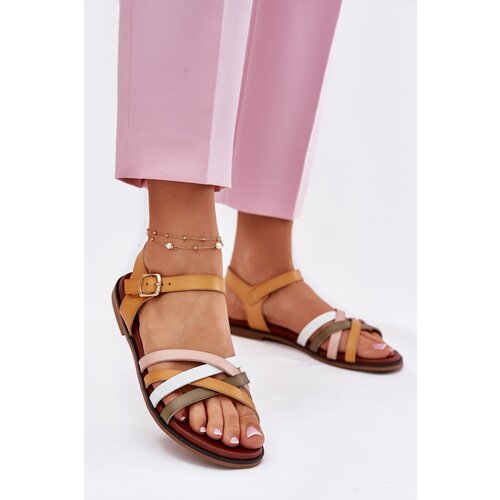Sergio Leone Womens sandals with interlacing straps Cene
