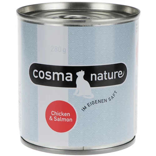 Cosma Nature 6 x 280 g - Piščanec & losos