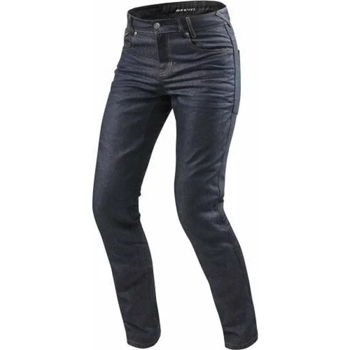 Rev'it! Lombard 2 RF Dark Blue 34/34 Motoristične jeans hlače