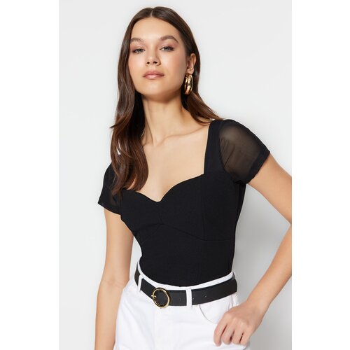 Trendyol Bodysuit - Black - Slim fit Slike