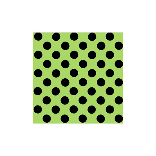 The Unique Paper Company Happy Birthday - Ukrasni papir tabak - Happy Birthday, Black Spot on Bright Green Cene