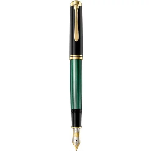 Pelikan nalivno pero Souverän M1000, črno-zelen, F konica