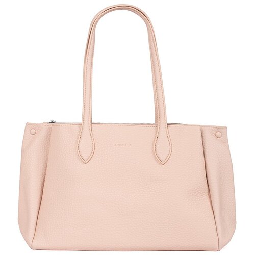 Shelvt Pink faux leather shopper bag Cene