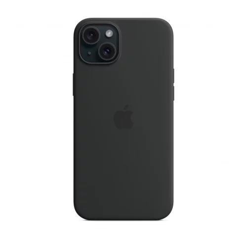 Apple iPhone 15 plus silicone case w magsafe - blackid: EK000588110