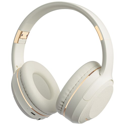 INF Brezžične over-ear slu&scaron;alke 40mm neodim, globok bas, dolga avtonomija Beige, (5000296267) Cene