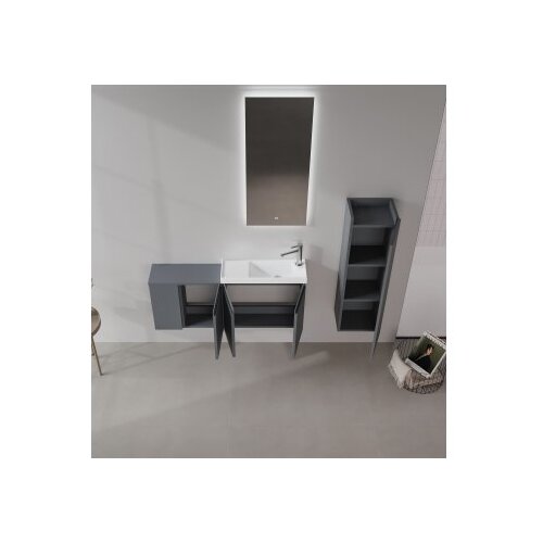 Hanah home Kupatilski ormarić sa umivaonikom i ogledalom (2 komada) Perla 110 341 Cene