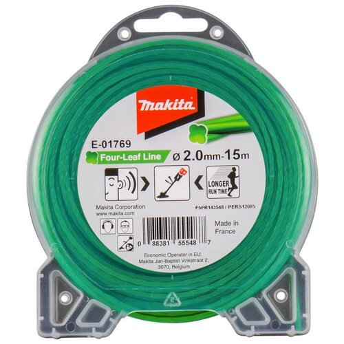 Makita E-01769 Mowing String Four Leaf 2,0mmx15m Slike
