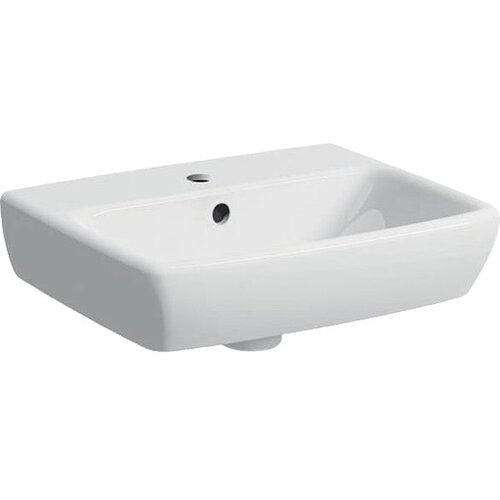 Geberit lavabo zidni selnova square 450X350 sa prelivom i otvorom za slavinu Cene