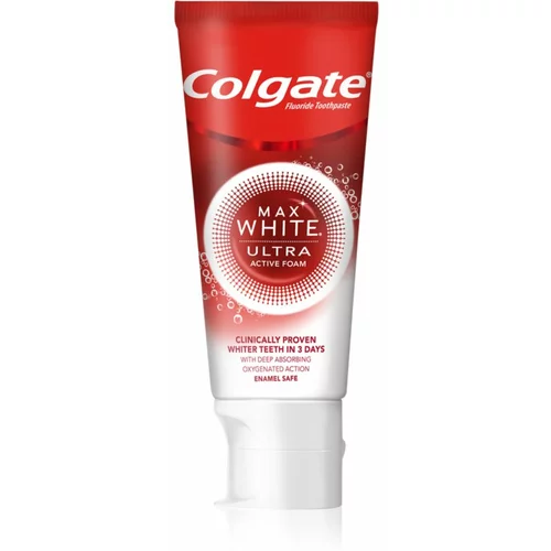 Colgate Max White Ultra Active Foam belilna zobna pasta 50 ml