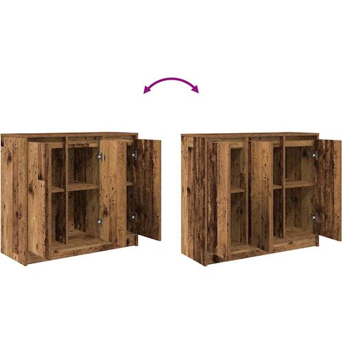  Komoda staro drvo 85x34x76 cm od konstruiranog drva Slike