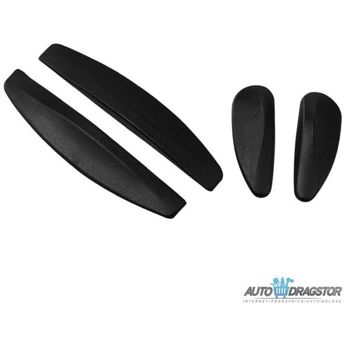 Lampa Accessories zaštita vrata 4KOM crna 9.8/5CM 20812 Cene