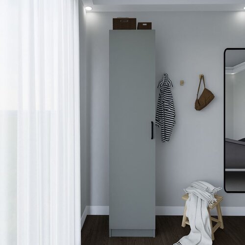 Hanah home yaman 1600-040 - grey grey wardrobe Cene