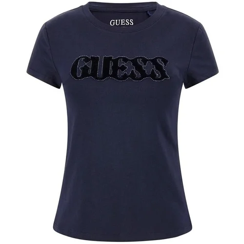 Guess Majice & Polo majice W5GI42 J1314 Modra