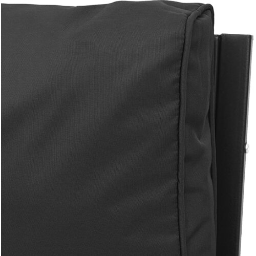  Vrtna stolica sa sivim jastucima 76 x 76 x 79 cm čelična Slike