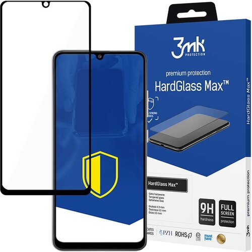 3mk HARDGLASS MAX SAMSUNG GALAXY A33 5G ČRNO KALJENO STEKLO ZA TELEFON, (22000612) Slike