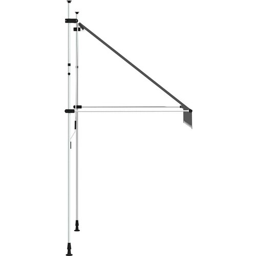 Tenda na ručno uvlačenje 150 cm antracit Slike