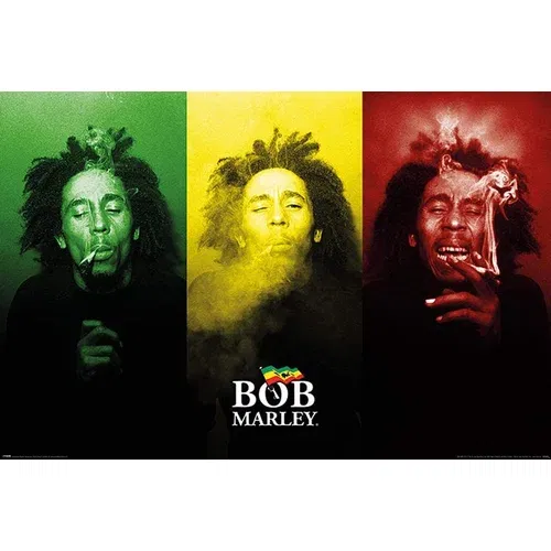 Pyramid BOB MARLEY (TRICOLOUR SMOKE) MAXI plakat