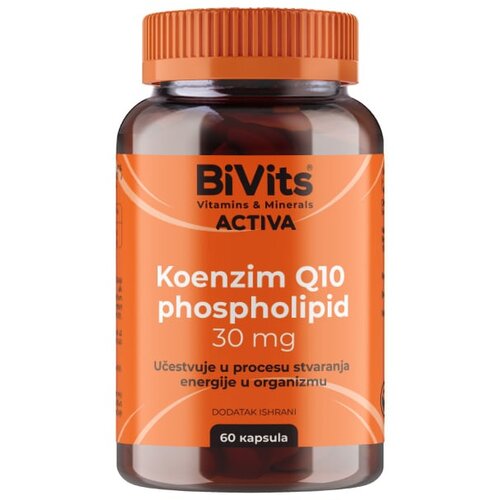 ABELA BiVits ACTIVA Koenzim Q10 phospholipid 30 mg, 60 kapsula Cene