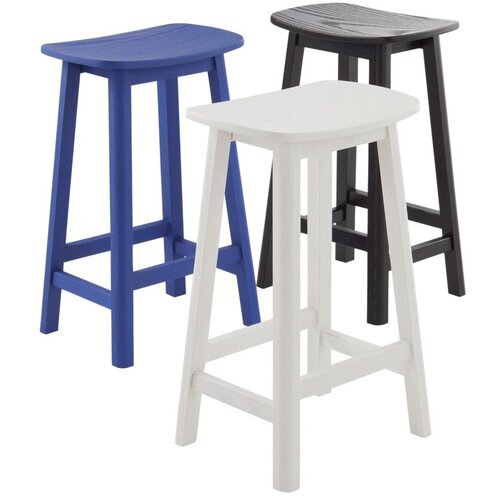 Jotex Crna barska stolica od čvrste jeseni (visine sjedala 65 cm) Selene &amp;ndash; Slike