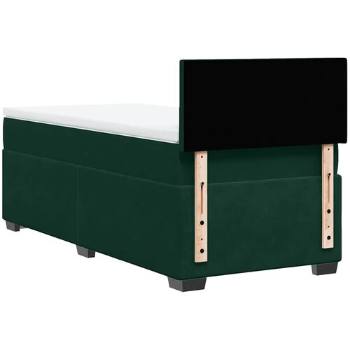Box spring krevet s madracem tamnozeleni 100x200 cm bar&amp;scaron;unasti Slike