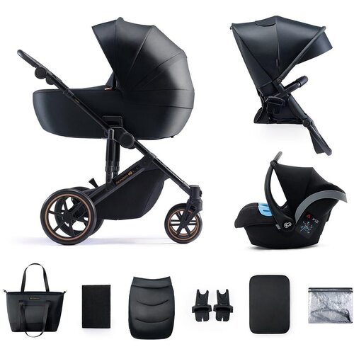 Kinderkraft kolica 3u1 prime2 venezian black Slike