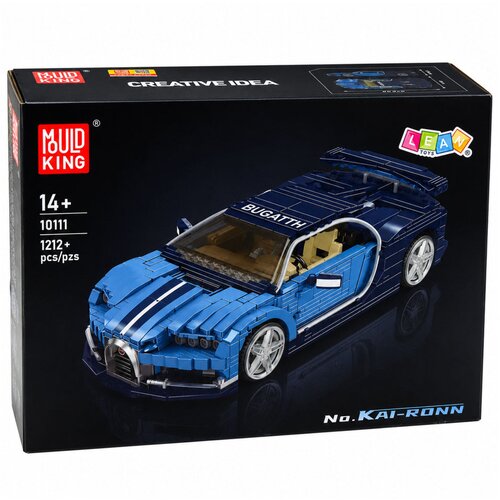  Kocke za sestavljanje &amp;scaron;portnega avtomobila Bugatti Sports s 1212 elementi Slike