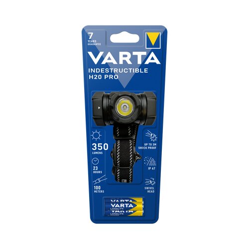 Varta indestructible H20 pro led svjetiljka za glavu baterijski pogon 350 lm 17732101421 Cijene