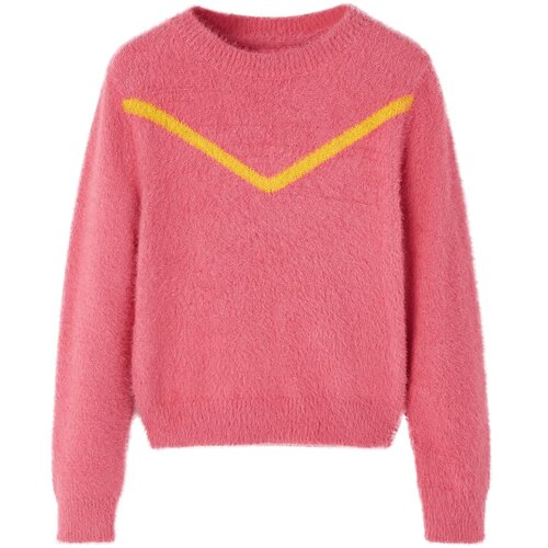 vidaXL Otroški pulover pleten old pink 92 Cene