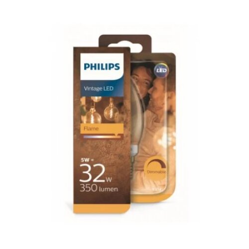 Philips led vintage sijalica 5W(32W) E14 B35 2200K dim STR4 PS708 Slike