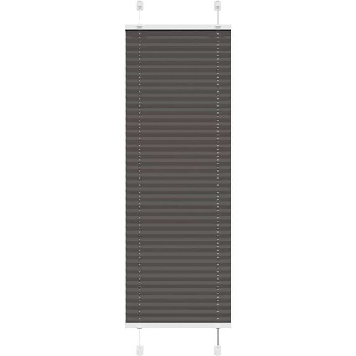 vidaXL Plisirana roleta crna 50x100 cm širina tkanine 49,4 cm Cene