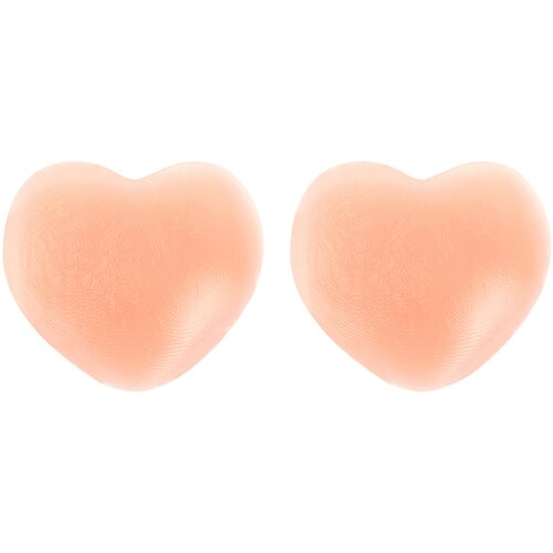 SuperLove Heart Invisible Silicone Nipple Covers Nude Slike