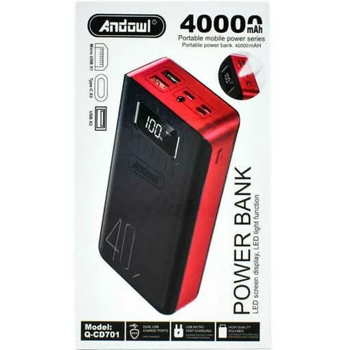 Andowl polnilna Baterija Powerbank 40.000mAh