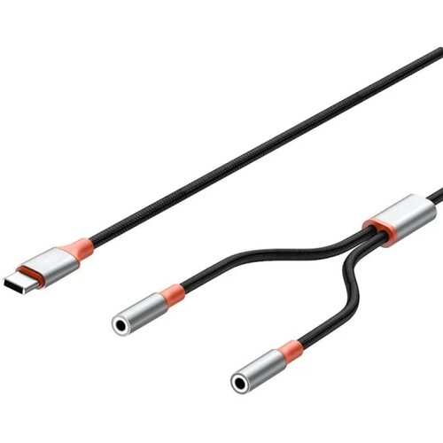 XO cable audio 2in1 NB-R269B 3.5mm 1.2m Cene