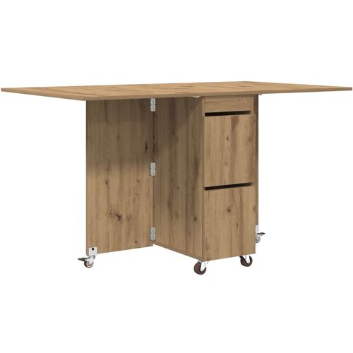 Blagovaonski stol 2 pcs 140 x 80 x 77 cm Konstruirano drvo Slike
