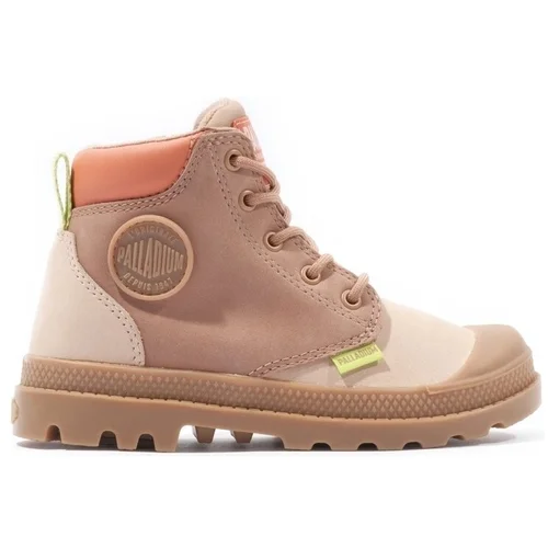 Palladium Pampa HI Cuff Kids Boots - Beige Tan/Nude Brown Bež