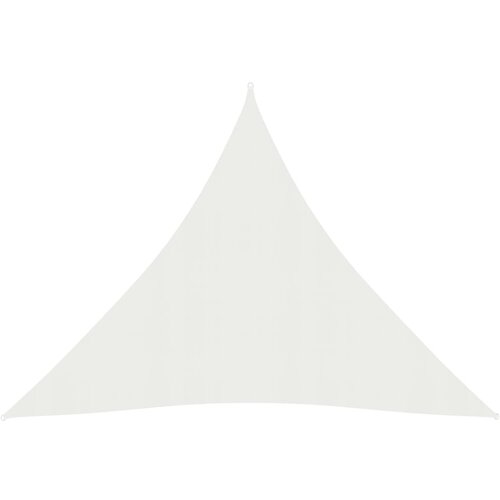 vidaXL Senčno jadro 160 g/m² belo 4,5x4,5x4,5 m HDPE Cene