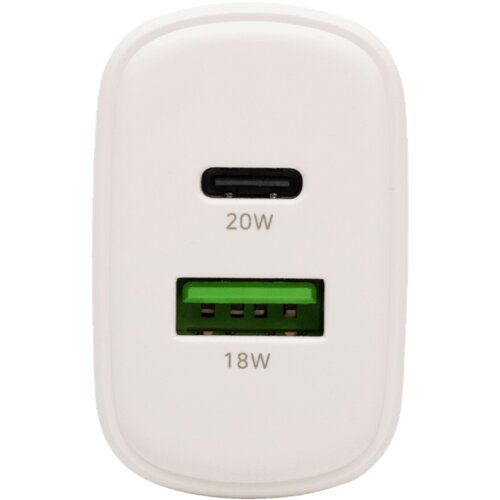 Home Punjač kućni, brzi, 1 x USB-A, 1 x USB-C, 20W, GaN - SA20PPS Slike
