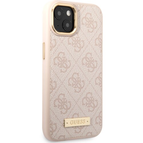 Guess GUHMP14SU4GPRP ovitek Magsafe za iPhone 14 6.1 - roza Slike