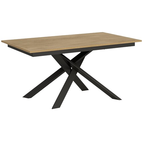 Itamoby &amp;nbsp; Ganty (90x160/220 cm) - hrast, barva nog: antracit - raztegljiva jedilna miza, (20842281) Slike