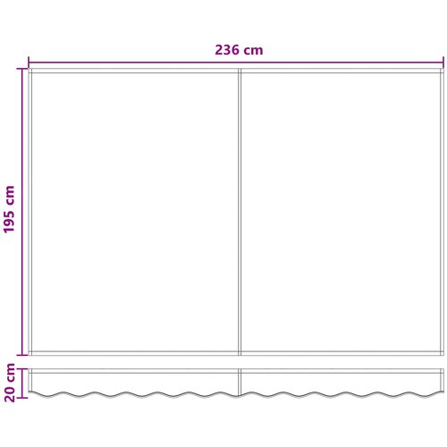  Zamjensko platno za tendu Sivosmeđa 2,5 x 2 m Poliester Slike