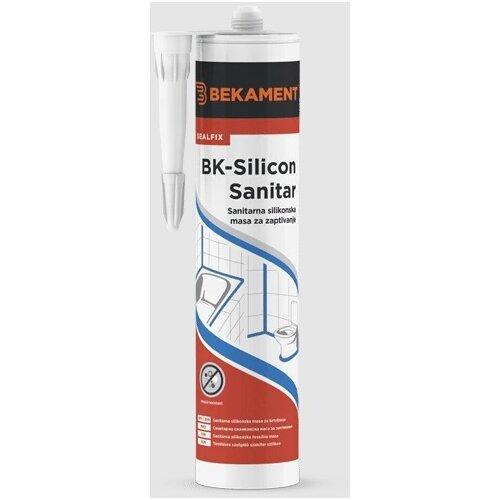 Bekament bk-silicone sanitar sivi 0.28/1 sanitarna silikonska masa Cene