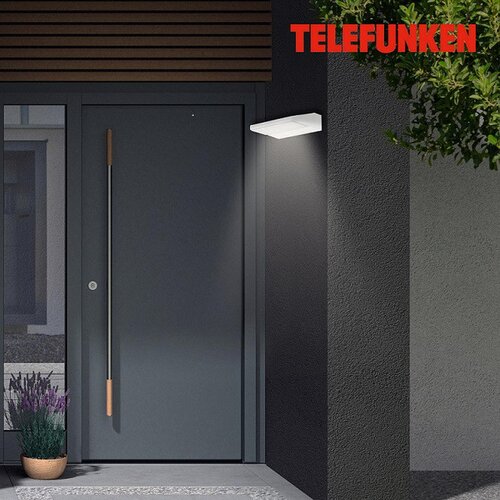 Lesnina XXXL Telefunken - LED spolja&amp;scaron;nje zidno svetlo LED/10W/230V IP44 belo Slike