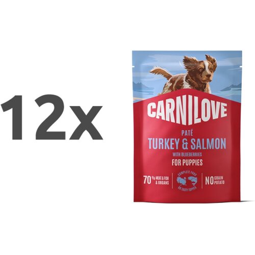 Carnilove Dog Puppy vrečka, pate - puran in losos - 300 g 12 x 300 g Cene